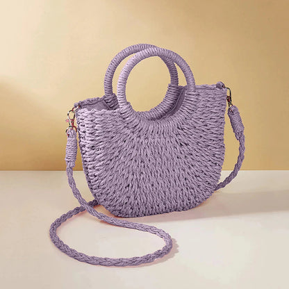 Grass woven bag women's bag ins versatile beach bag